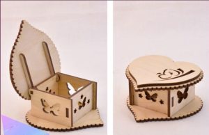 laser cut heart box vector file free