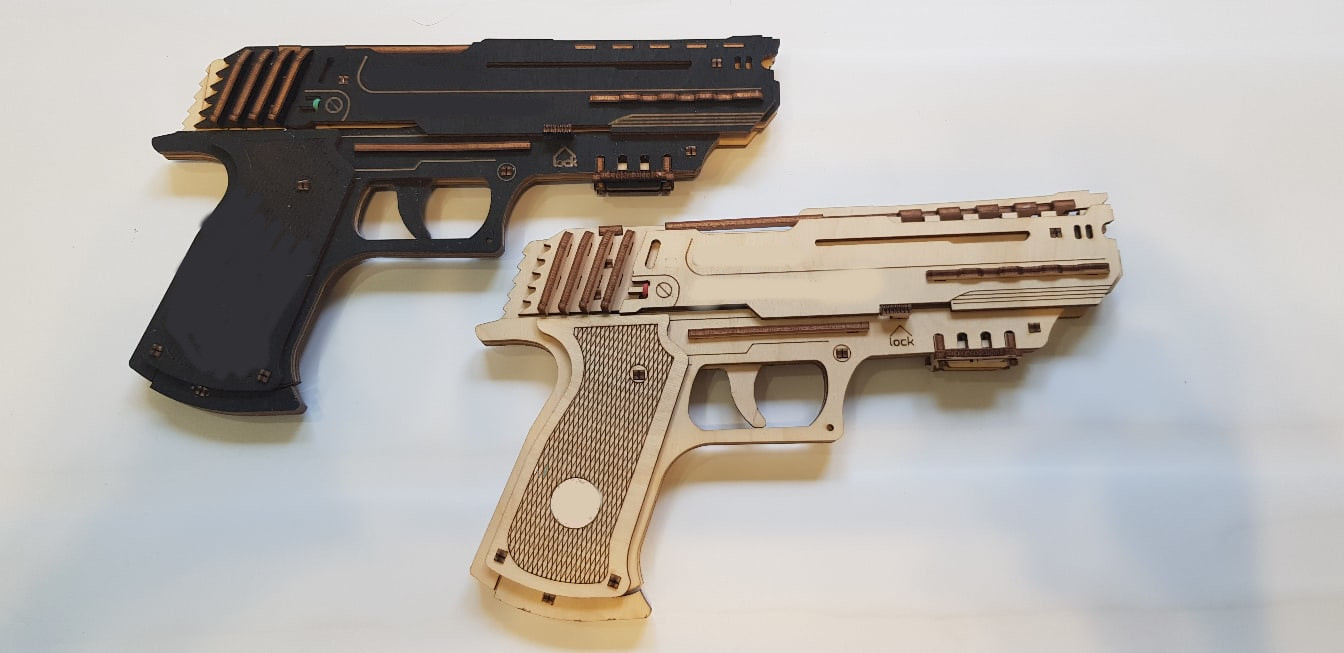 LASER GUN CNC CUT FREE - Dezin