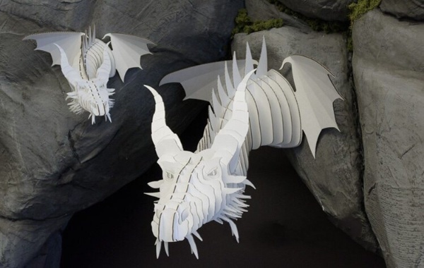 Laser Cut Wooden 3d Dragon Laser Cut Wooden 3d Dragon