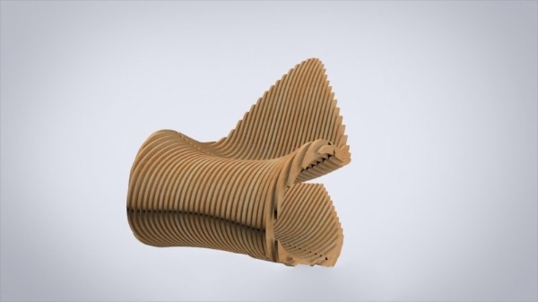 Parametric Designer chair Cnc File Free (2) Parametric Designer chair Cnc File Free (2)