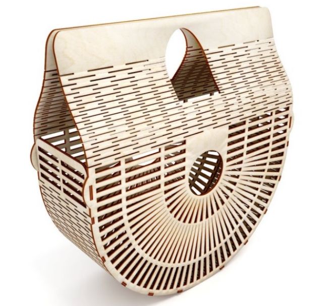 Wooden Hand Bag CNC File Free - Dezin