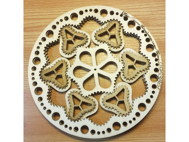 Wooden Planet Gear Cnc File Free - Dezin