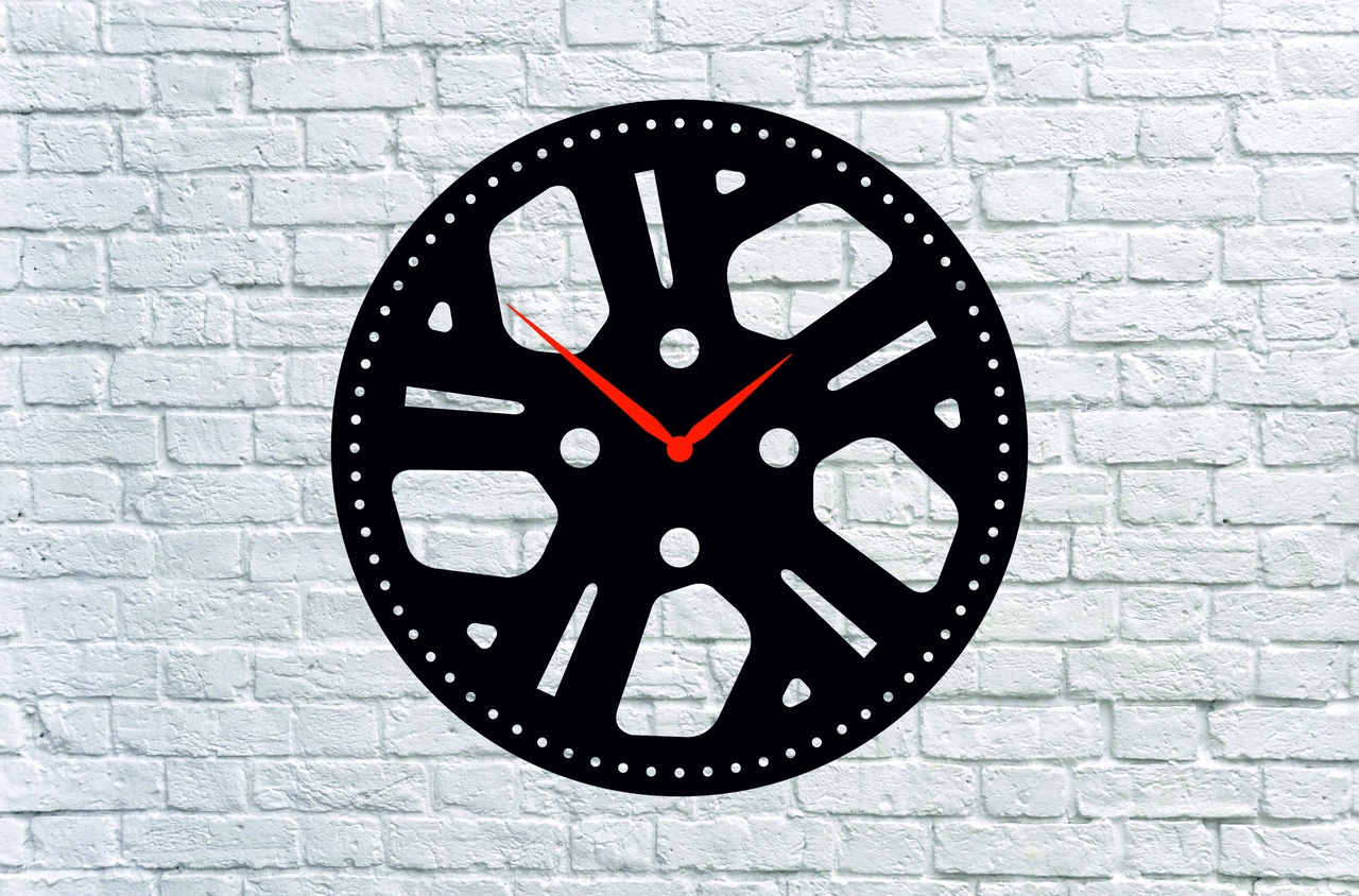 CLOCK CNC LASER CUTTING CDR DXF FILE FREE - Dezin