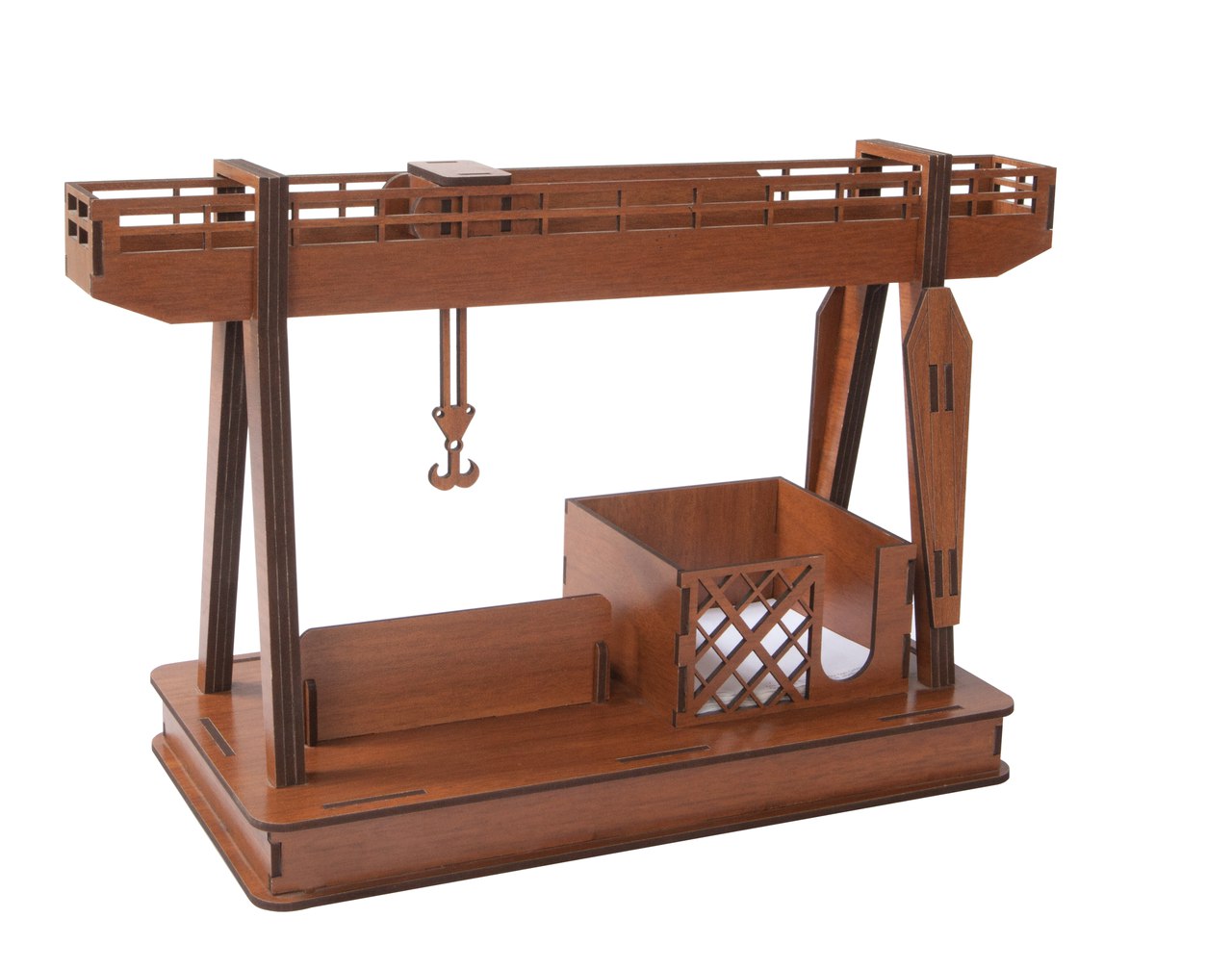 CRANE ORGANIZER CNC LASER CUTTING CDR DXF FILE FREE - Dezin