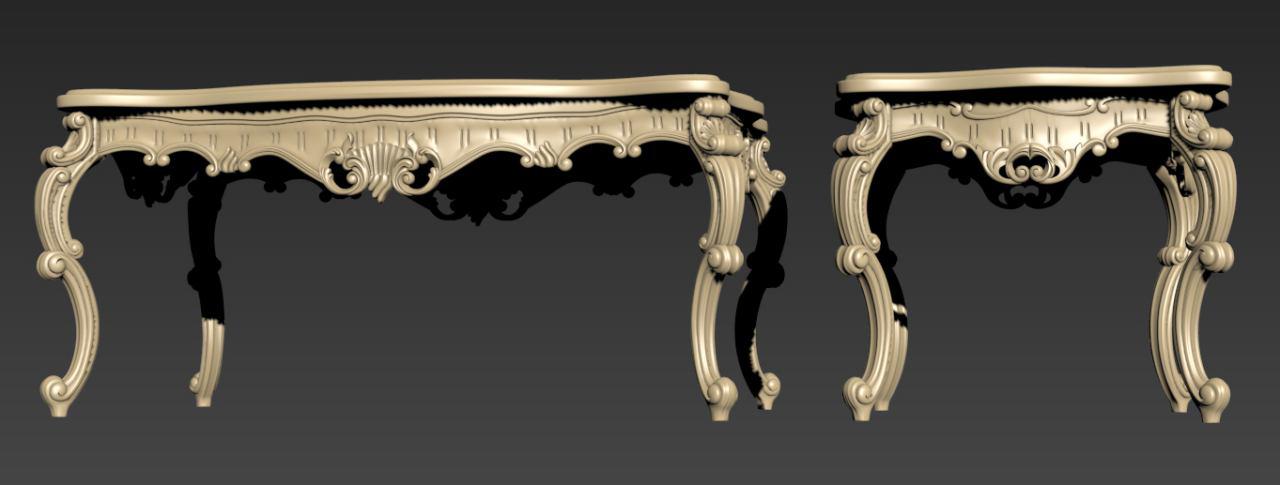 Carved Stool stl for ROUTER, Artcam and Aspire free art 3d model download for CNC - Dezin