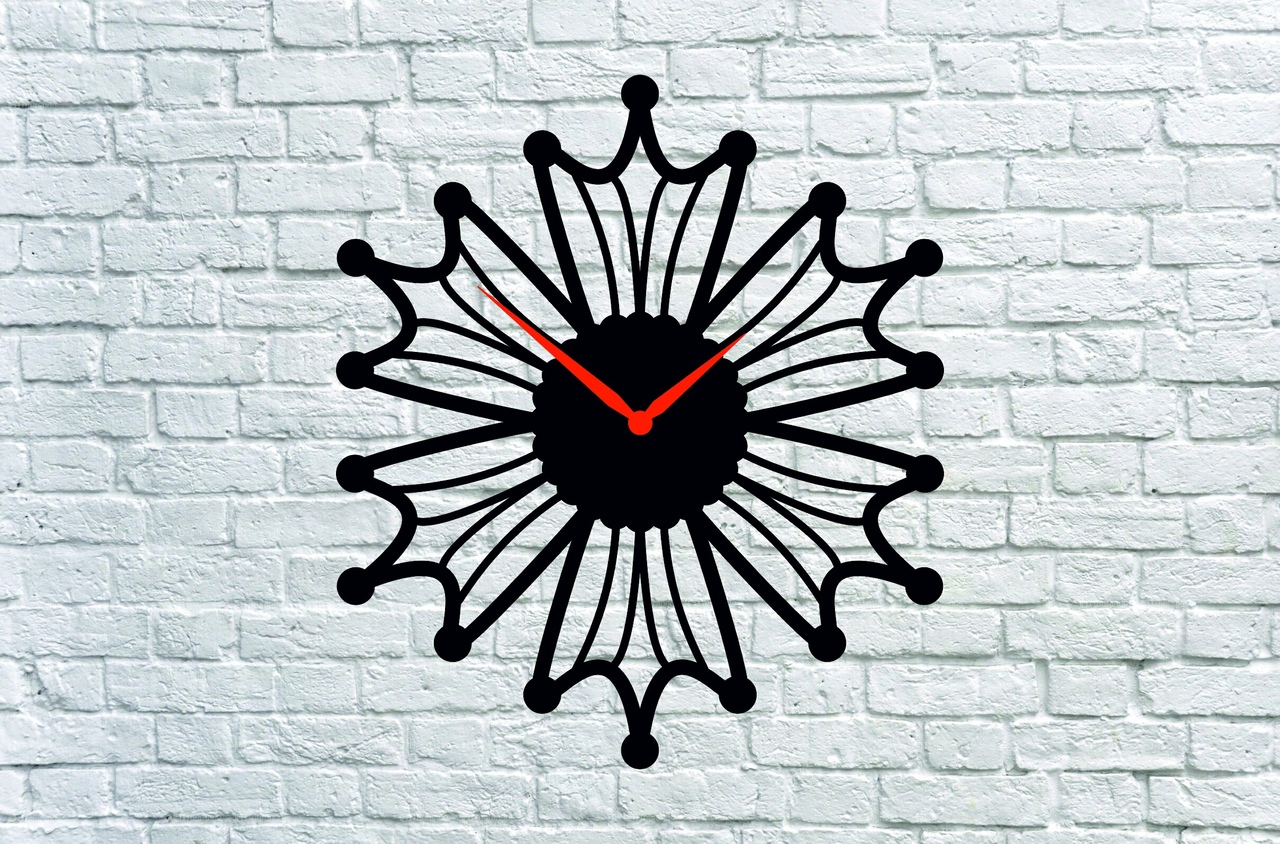 METAL CLOCK CNC LASER CUTTING CDR DXF FILE FREE - Dezin