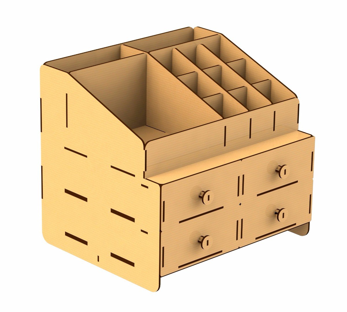 ORGANIZER CNC LASER CUTTING CDR DXF FILE FREE - Dezin