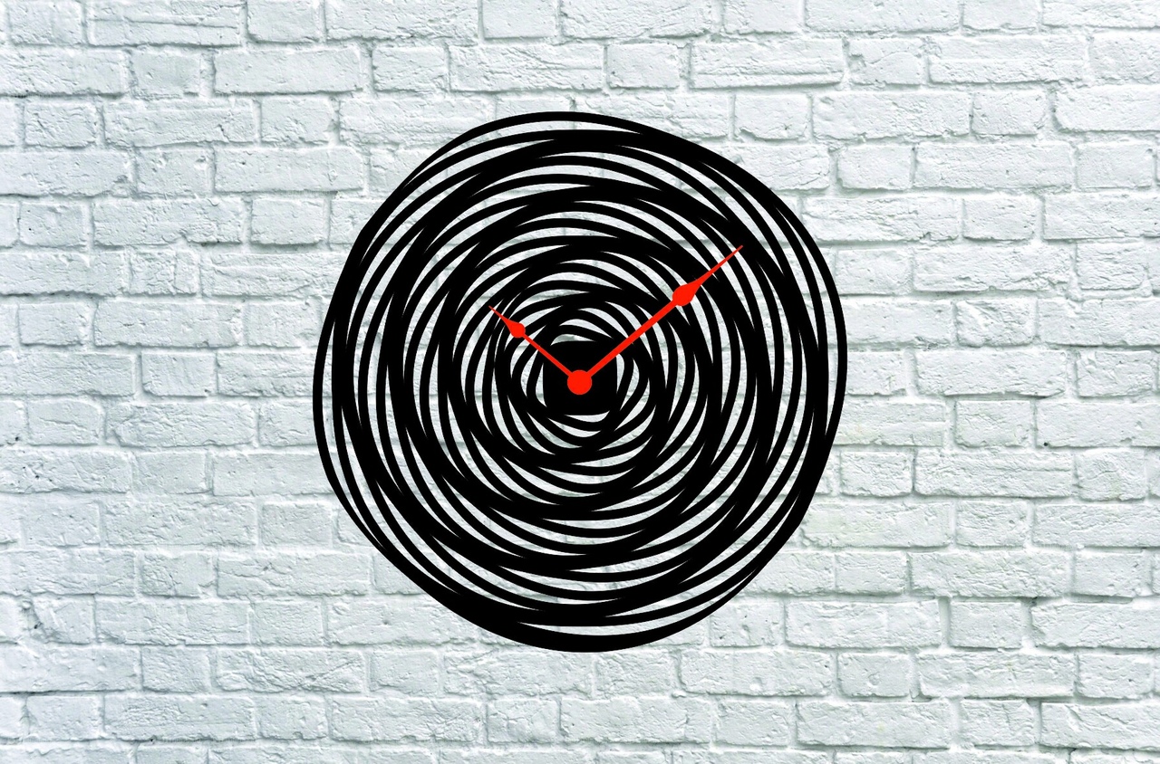 SPIRAL-CLOCK-CNC-LASER-CUTTING-CDR-DXF-FILE-FREE - Dezin