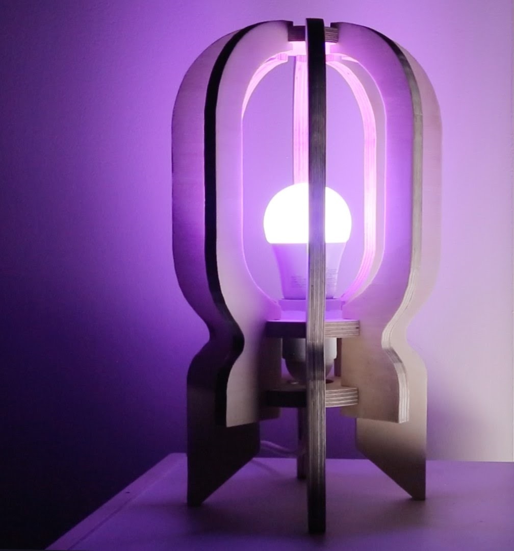 TABLE LAMP CNC LASER CUTTING CDR DXF FILE FREE - Dezin