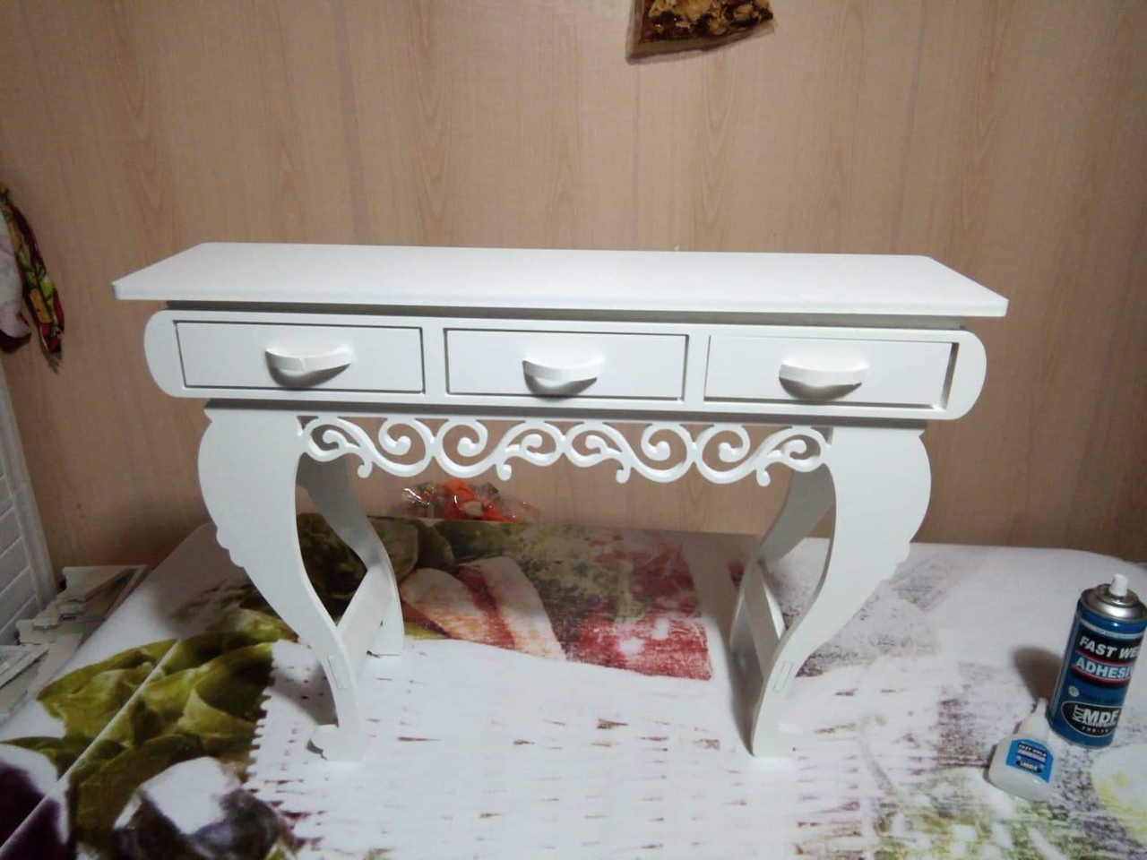 TABLE WITH DRAWER CNC LASER CUTTING CDR DXF FILE FREE - Dezin