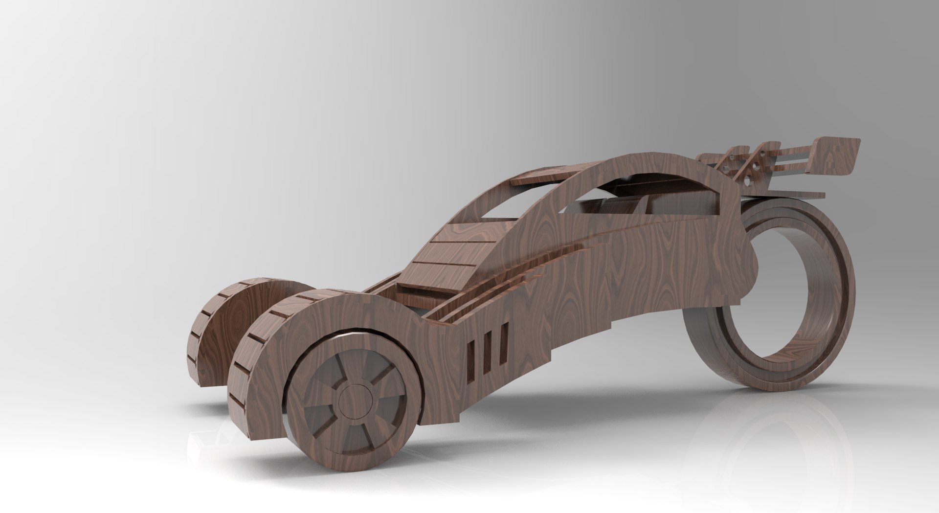 WOODEN BIKE CNC LASER CUTTING CDR DXF FILE FREE - Dezin