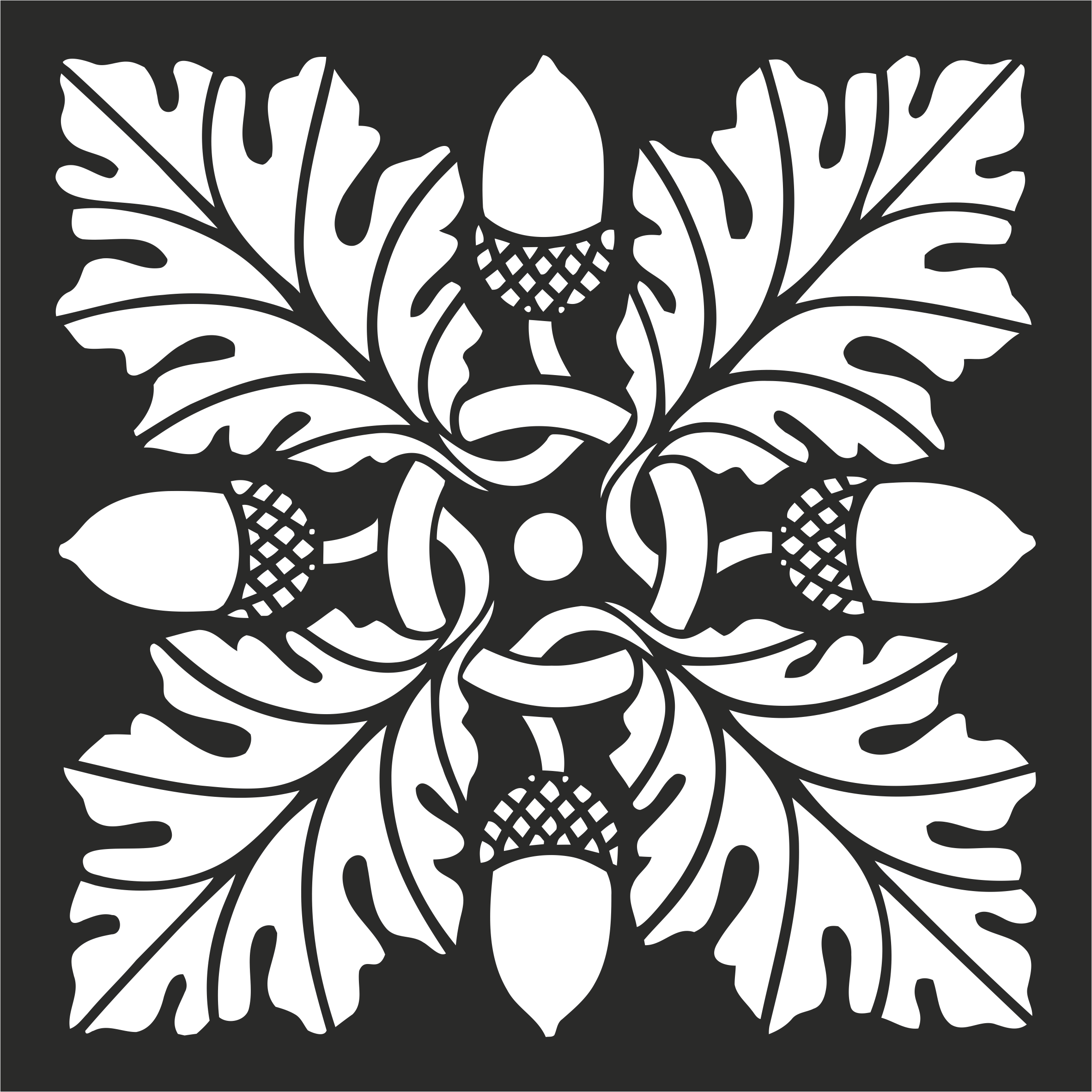 WOODEN PANEL CNC CUTTING FREE FILE -15 - Dezin