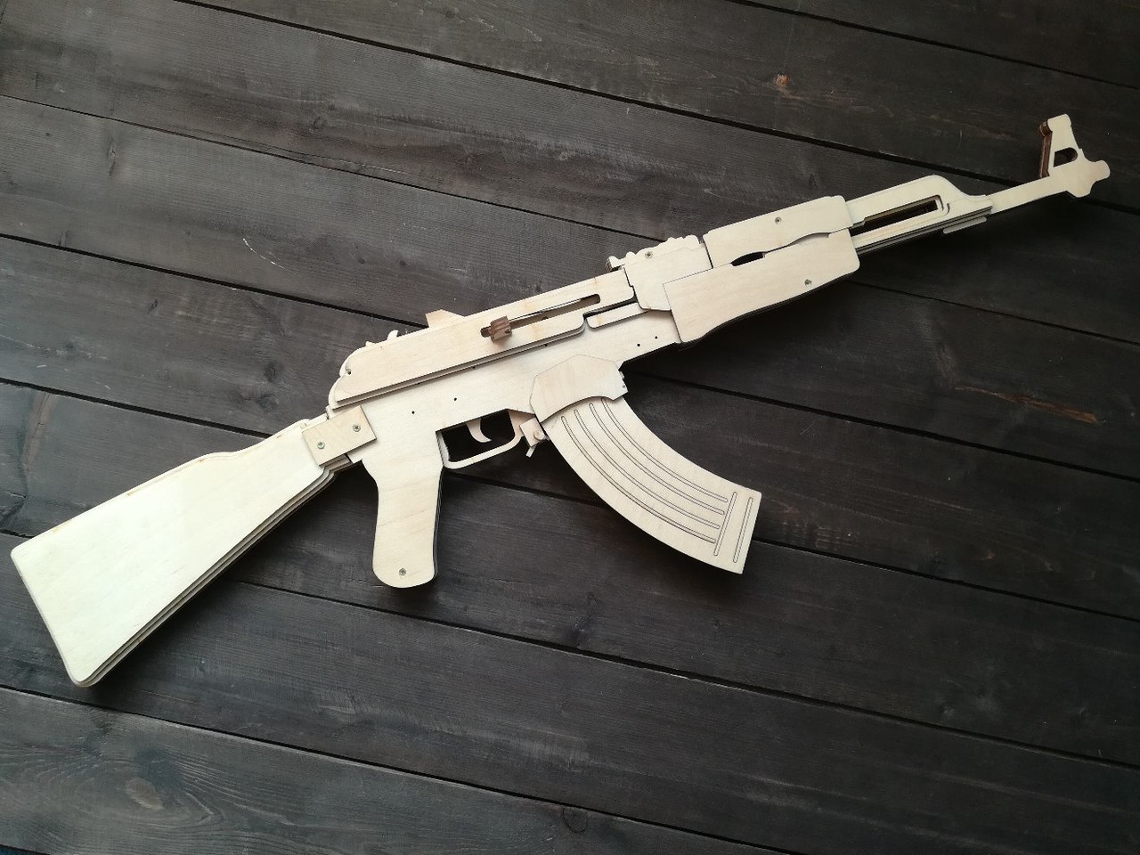 Download Wooden AK-47 Laser Cutting CNC File Free - Download Free ...