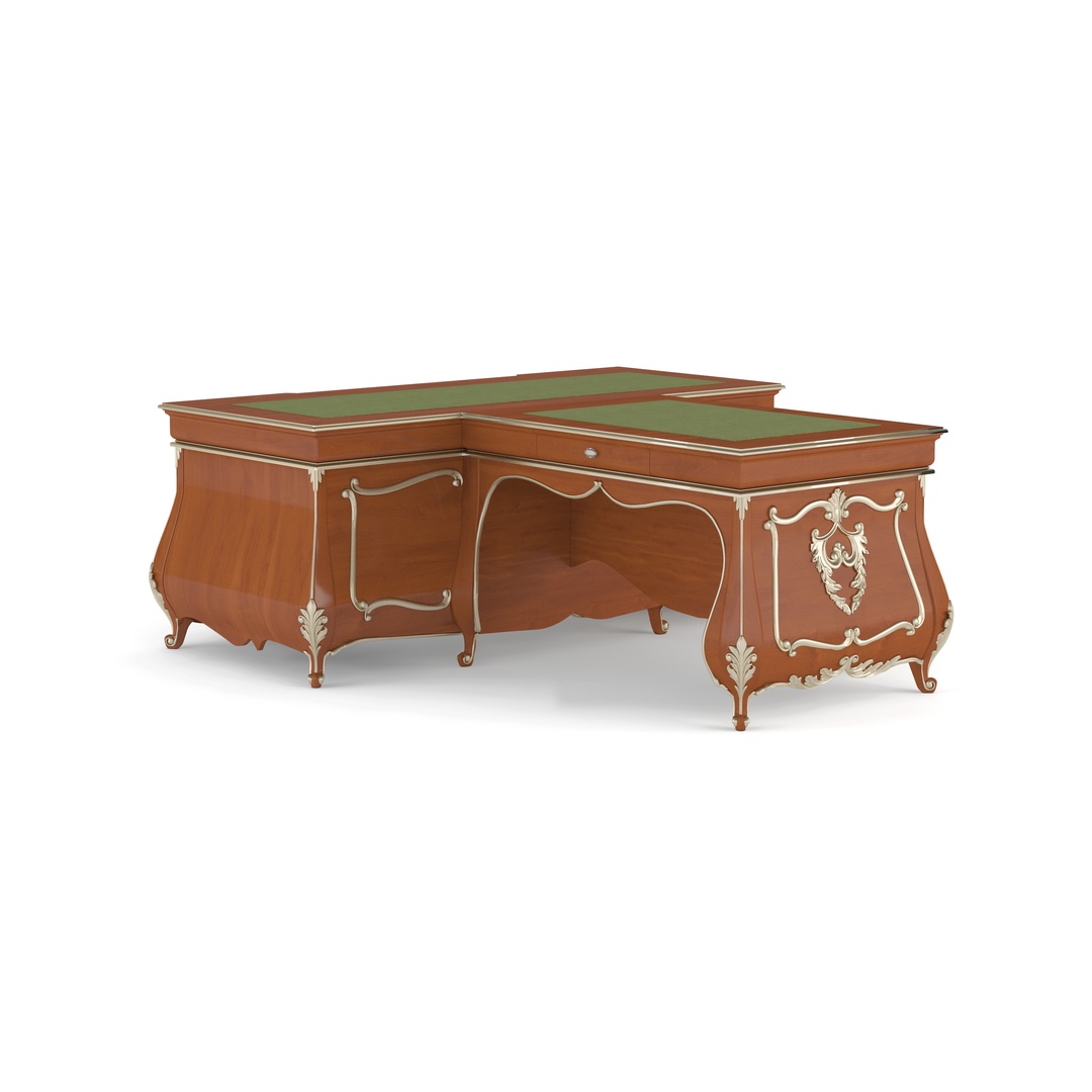 antique extention Office table 3d max file free - Dezin