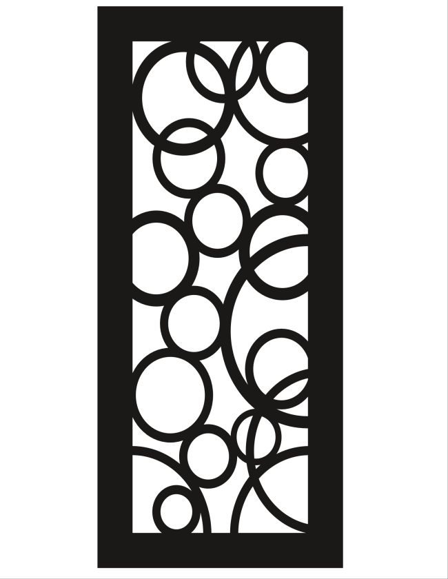 Laser-cut wooden door pattern free vector 1-8 - Dezin.info