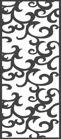 Laser Cut Decor Screen Panel Design Pattern DXF File - Dezin.info