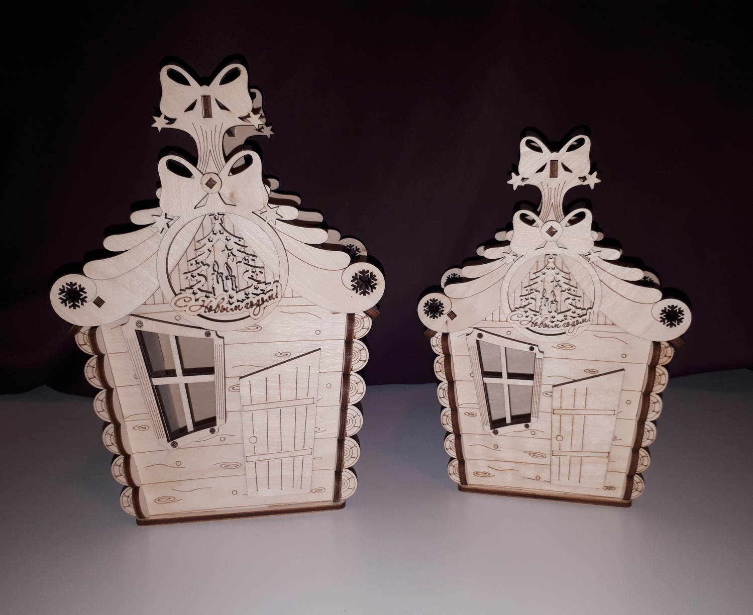 Laser Cut Christmas Candy Box CDR File - Dezin