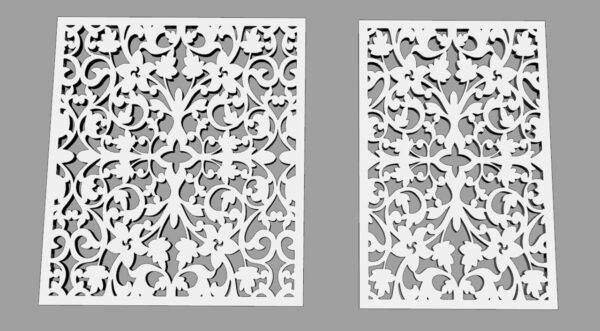 Laser Cut Screen Partitions Pattern CNC Vector File Free - Dezin.info