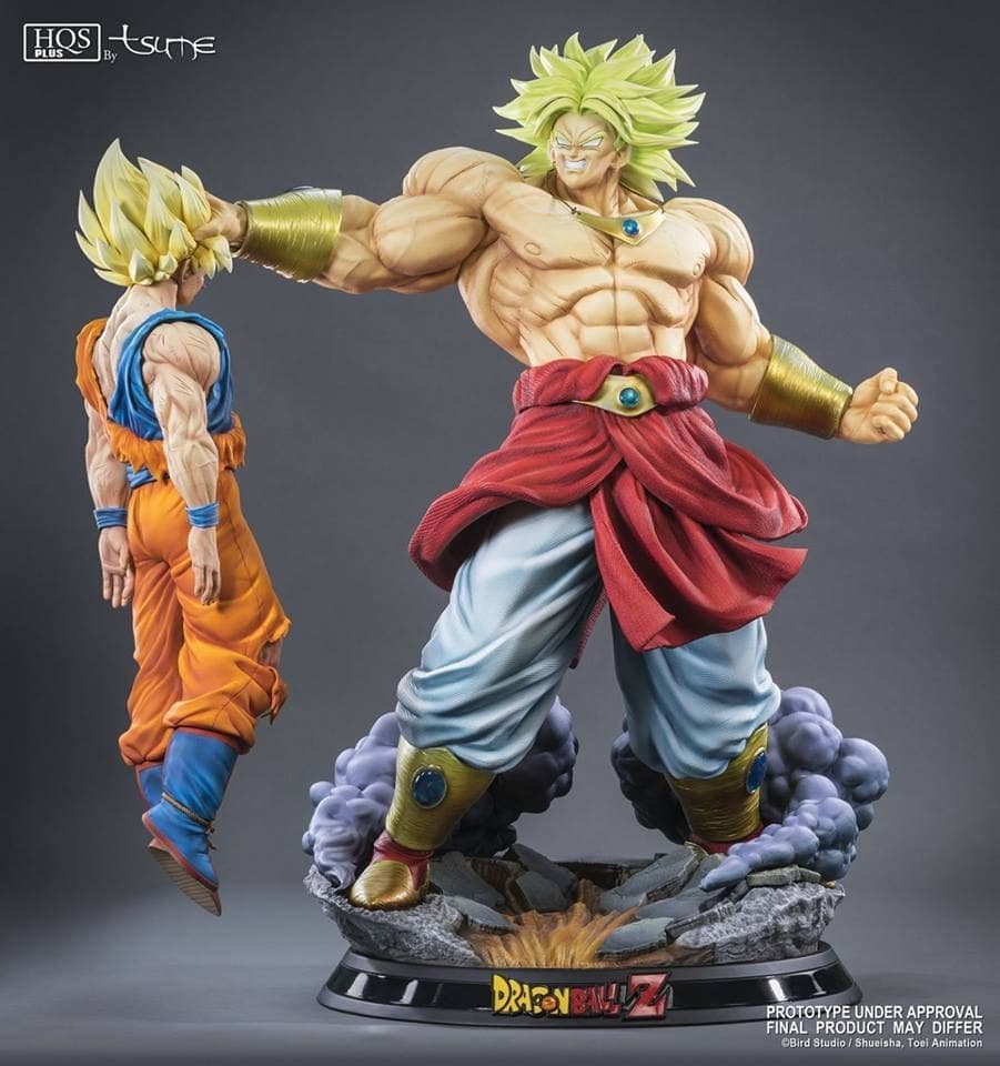 3D file Broly vs Goku 🦸・3D printer model to download・Cults