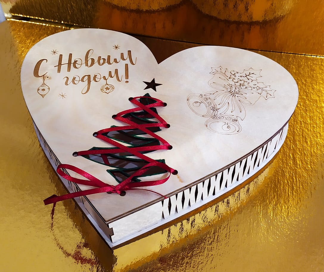 A layout of a New Year's gift box - Dezin