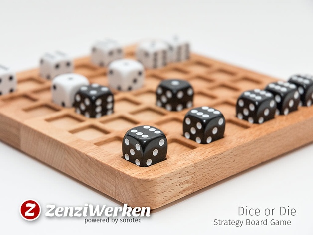 Board Game Dice or Die cnc - Dezin