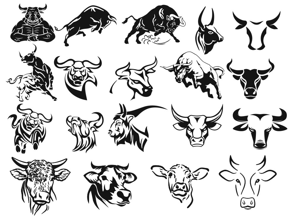 Bull Vectors 2021 - Dezin