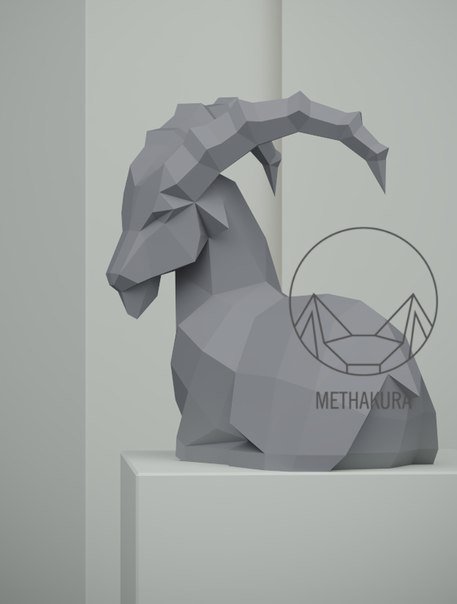 Capricon Papercraft Template - Dezin