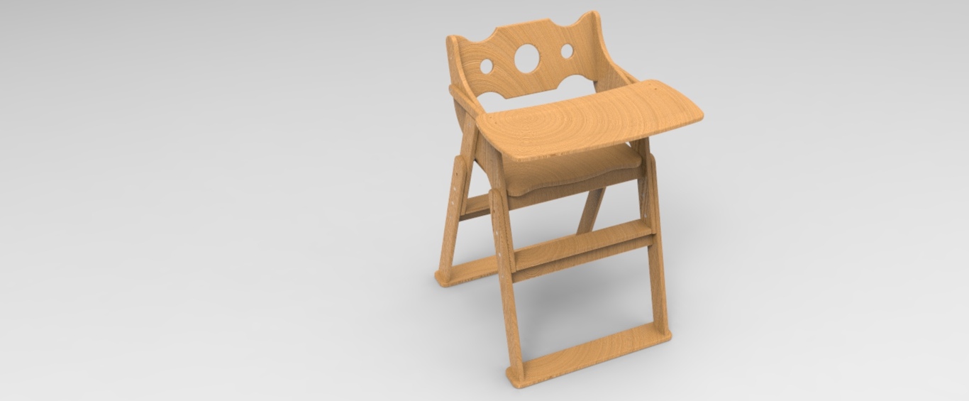 Children's chair SLDPRT Drawing - Dezin