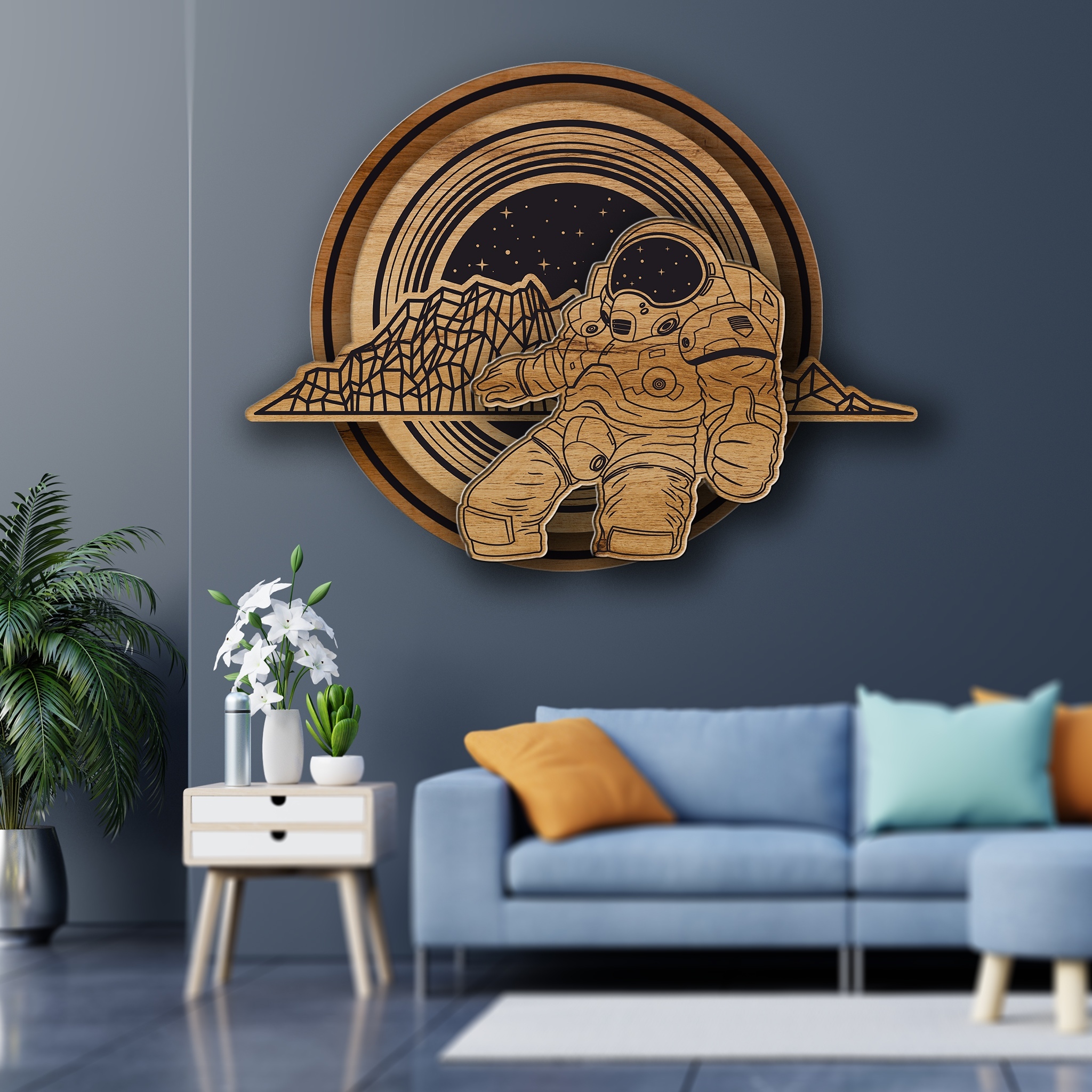 Decorative panels on the space theme - Dezin