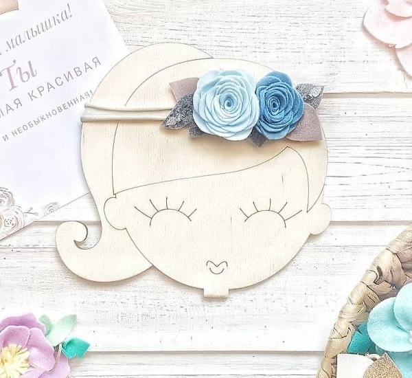 Laser Cut Girls Hair Tie Elastic Hair Band Holder CDR File - Dezin