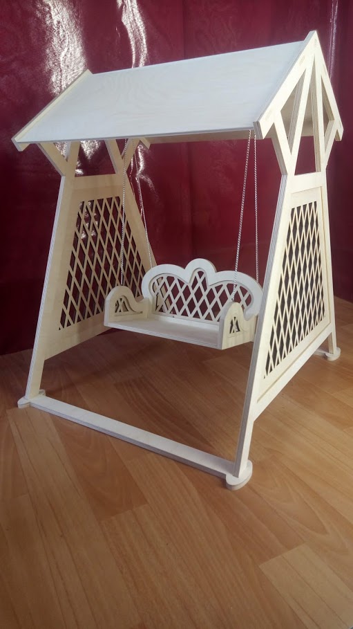 Laser Cut Swing for Kids - Dezin
