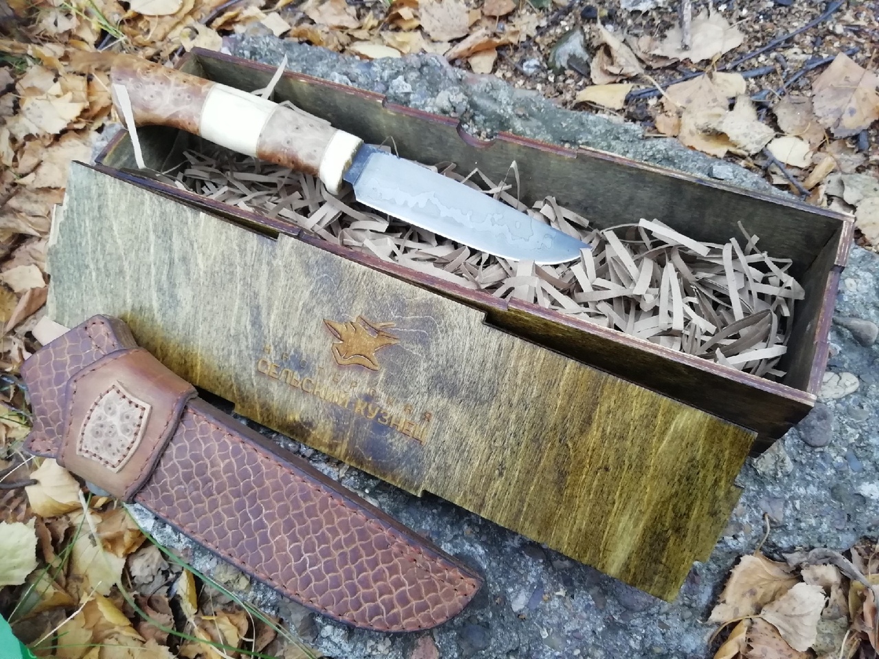 Laser Cut Wooden Knife Box CDR File - Dezin