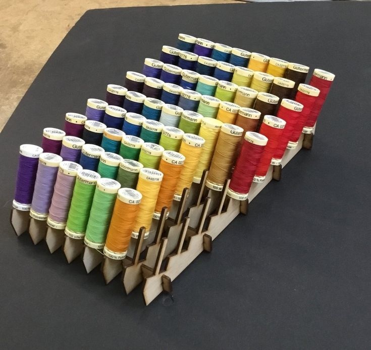 Layout for Bobbin holder rack - Dezin