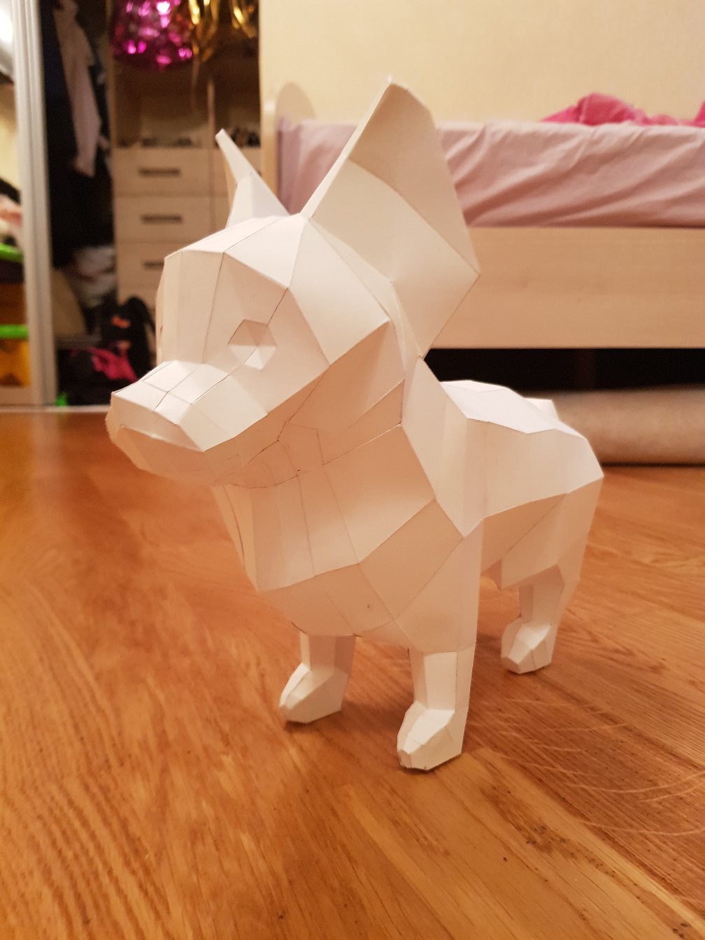 Layout of 3d Papercraft Corgi Dog - Dezin