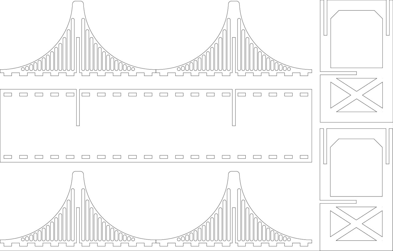 Layout of Bridge Shelf - Dezin