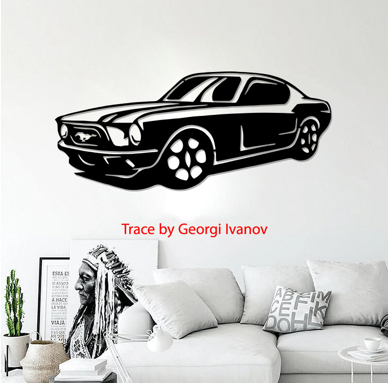 Layout of Car Model Wall Decor Wall Art 2 - Dezin