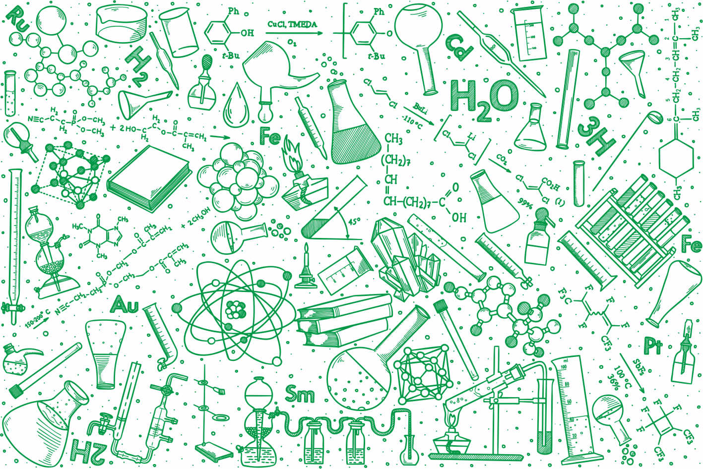 Layout of Chemistry Set - Dezin