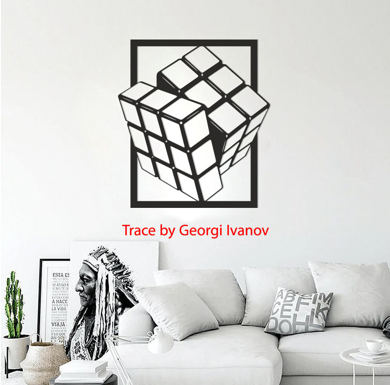 Layout of Cube Wall Decor Wall Art - Dezin