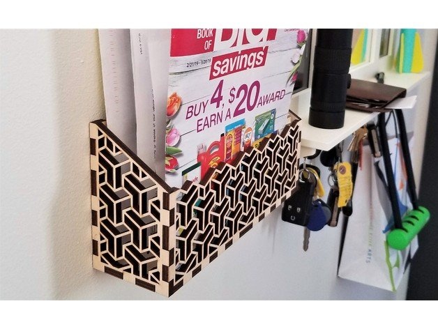 Layout of Document Container Stand - Dezin