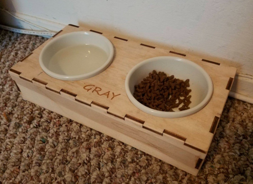 Layout of Dog Food Container - Dezin