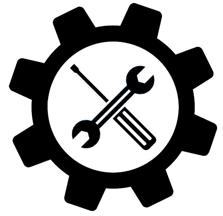 Layout of Gear, wrench, screwdriver - Dezin