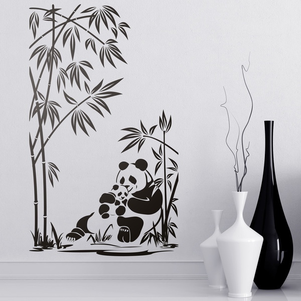 Layout of Pandas Wall Decor Wall Art - Dezin
