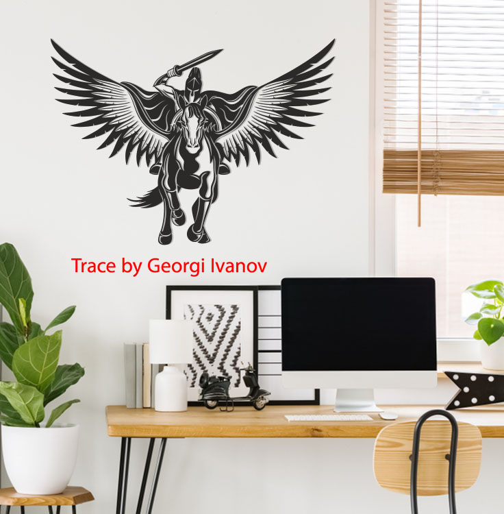 Layout of Sholdier with Horse Wall Decor Wall Art - Dezin