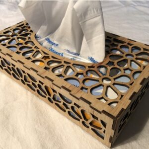 Laser Cut Tissue Box Template PDF File - Dezin.info