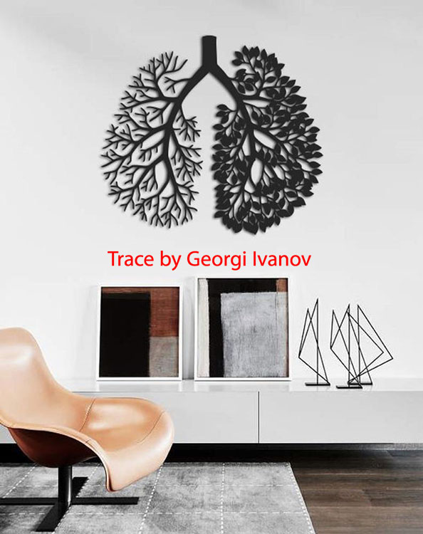 Layout of Tree Branch Wall Decor Wall Art - Dezin