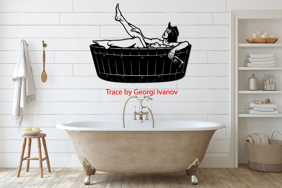 Layout of Women Bath Wall Decor Wall Art - Dezin