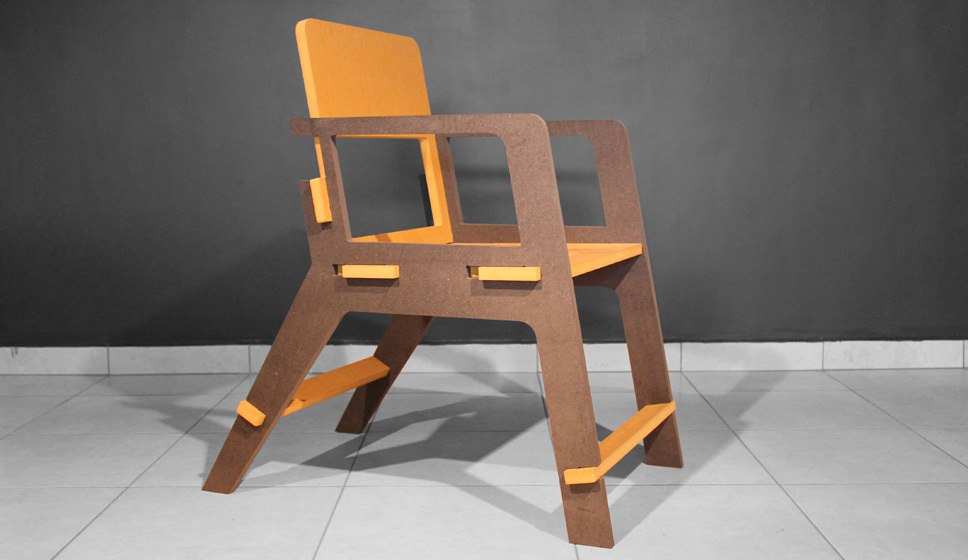Layout of Wooden Chair Dxf - Dezin