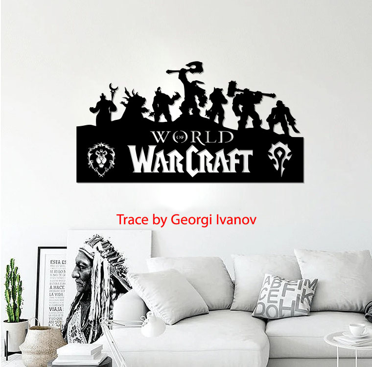 Layout of World of Warcraft Wall Decor Wall Art - Dezin