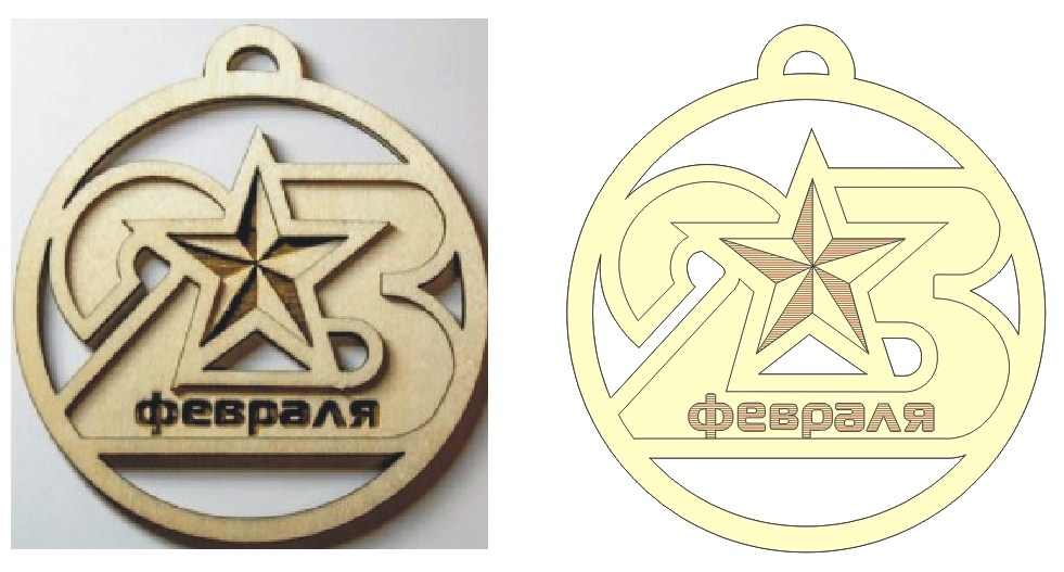 Medal for February 23 to the defender! - Dezin