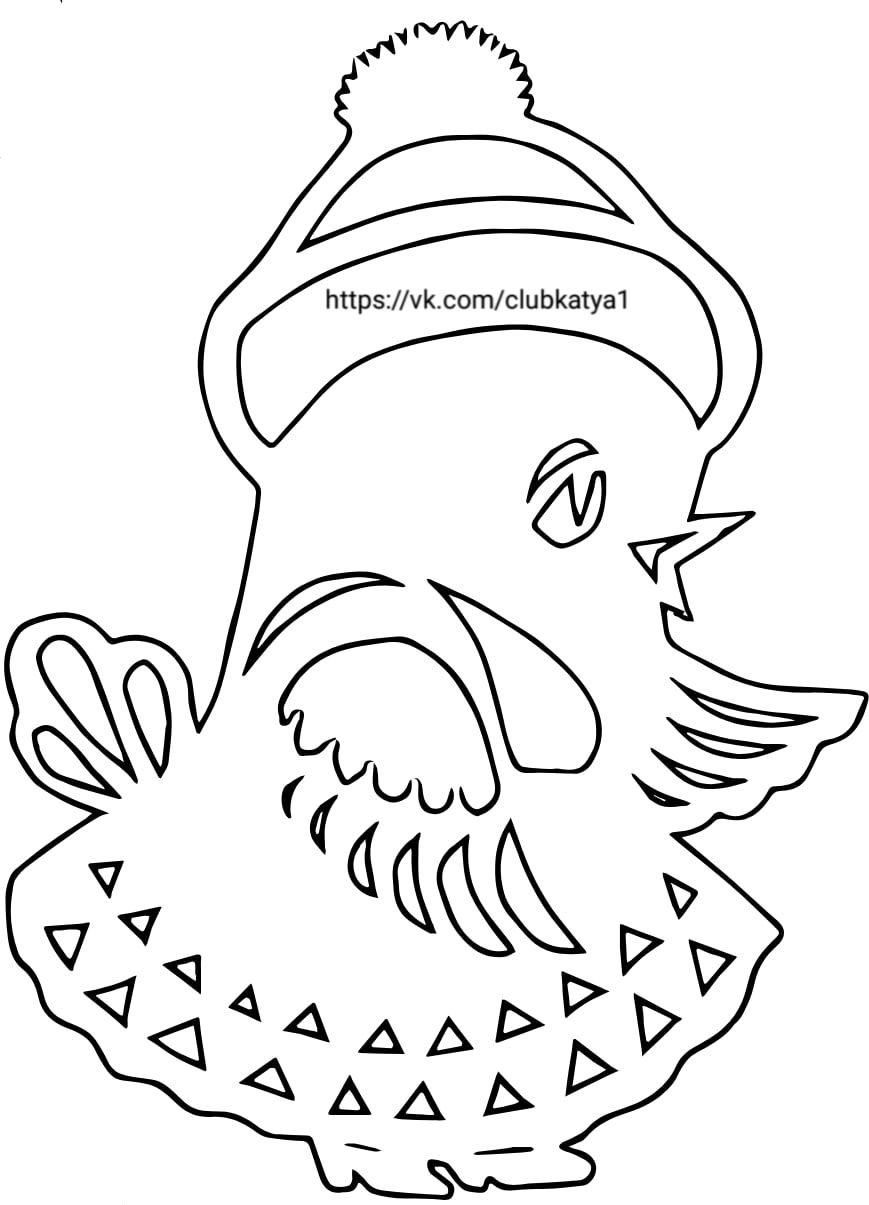 Pattern Sparrow girl - Dezin